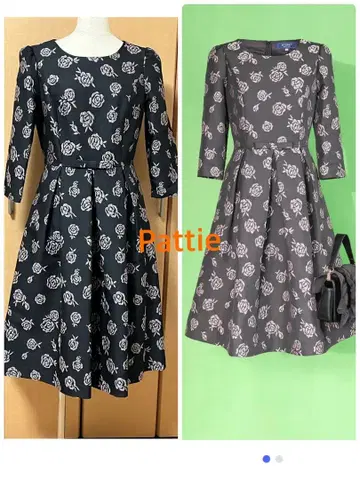 엠즈 그레이시 미사용 장미가 떠오르는 원피스 40