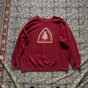 60s 플로키 겨드랑이 가제트 짧은 기장 ARTEX 빈티지 맨투맨 50s