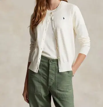폴로 랄프 로렌 코튼 블렌드 가디건 현행 모델