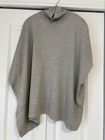 evam eva 판초 라이트 그레이