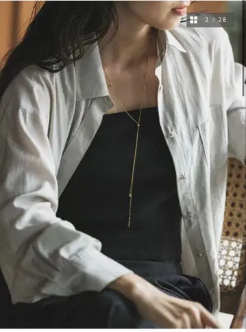 crewre 멀티웨이 드롭 목걸이