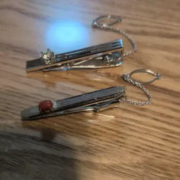 넥타이핀 2개 세트