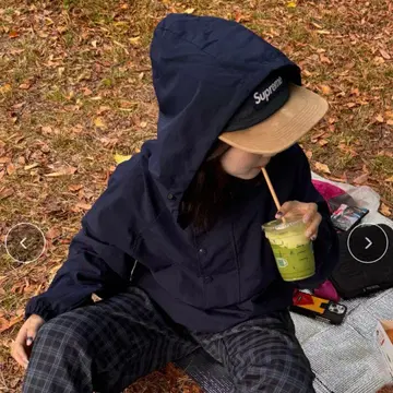 네이비 아노락 후드티 DPB85026