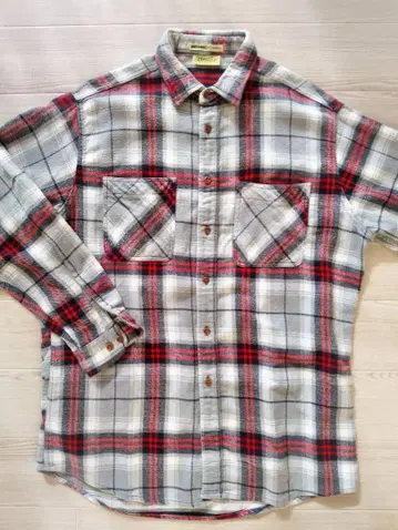 80s ST JOHN'S BAY BIGMAC 플란넬 셔츠 세인트존스베이