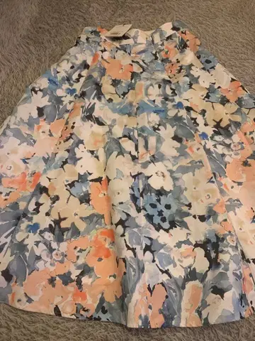 마이 스트라다 아르페쥬 스토리 플라워 페인트 스커트 미사용 새상품