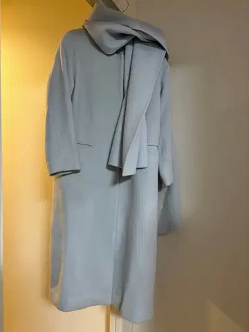 아나카 머플러 세트 롱 코트