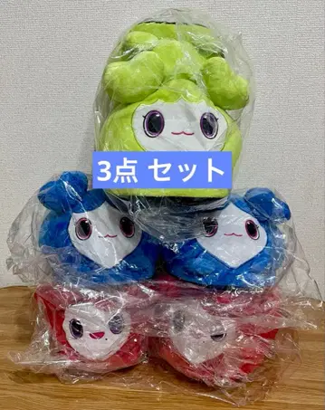 TWICE LOVERYS 봉제 인형 슬리퍼 3개 세트 gigo