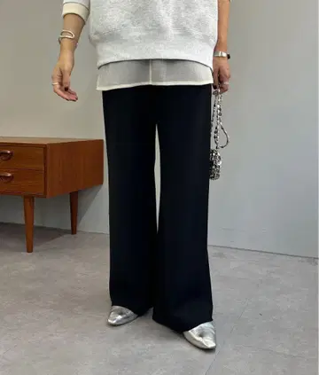 SHENERY 마이너스 3kg! 더블 크로스 와이드 팬츠