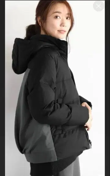 미사용 SCOTCLUB yort 이소재 다운 블루종 블랙 후드 38