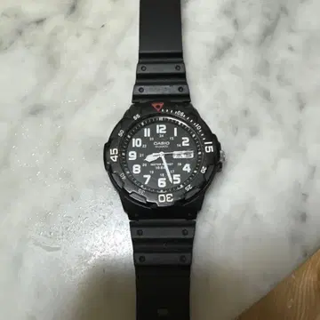 CASIO 아날로그/디지털 시계 블랙