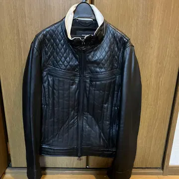 퀼팅 가죽 자켓