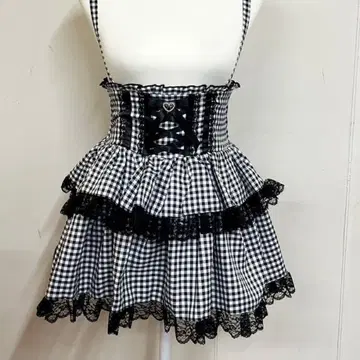 MARS MA*RS 하이웨스트 스핀들 볼륨 치마바지 스커트