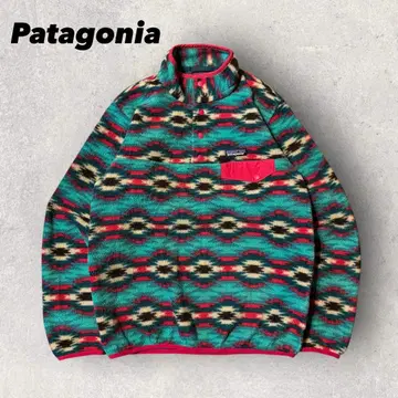 [ 파타고니아 ] 신틸라 스냅T 플리스 S 올 패턴 15년제 새상품급 d