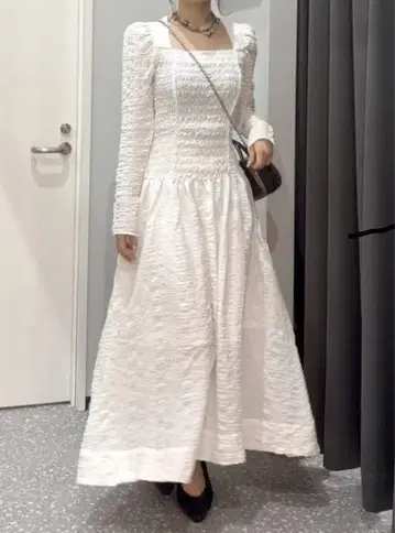 MOUSSY CREPE 드레스 화이트 M 사이즈