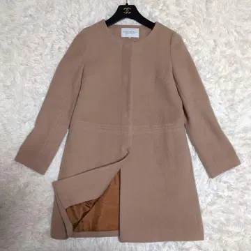 [새상품급 울] 뷰티 앤 유스 노카라 코트 베이지