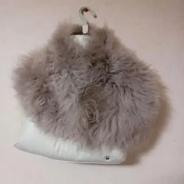 미사용 새상품 tiedeur 티에두르 무스탕 숄 그레이지