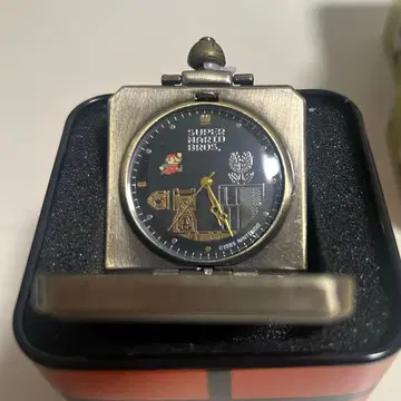 슈퍼 마리오 회중시계 금속제 오리지널 캔 포함