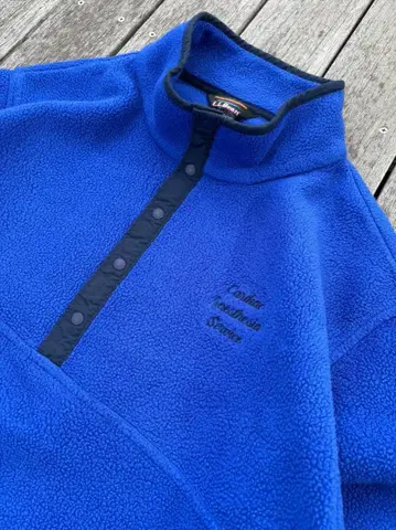 00's 'L.L. Bean' SnapT Type Fleece L
