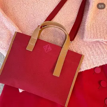 J.N.Hearts 숄더백 Canvas Classic red