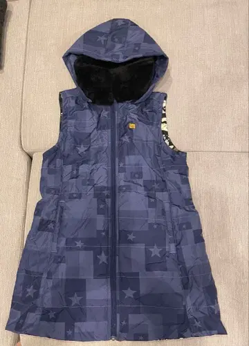 라우드마우스 리버서블 베스트 네이비/카모플라쥬