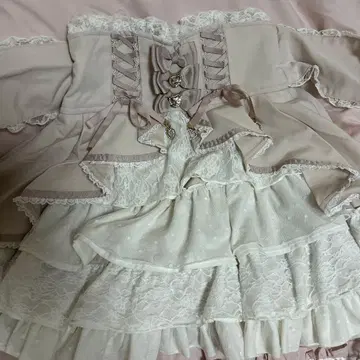 LIZLISA 프론트 카슈쿨 스커트 핑크