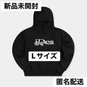 미사용 새상품 익명 배송 iDeaswam 후드티 L 사이즈 블랙