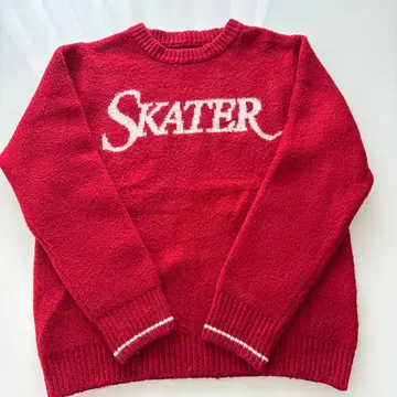 어반 리서치 빨간색 니트