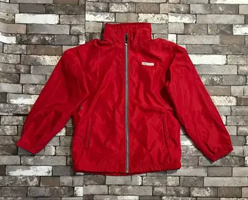 FIRSTDOWN 레드 나일론 자켓