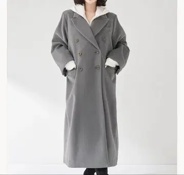 다리치 Darich 더블 롱 체스터 코트 FL 그레이