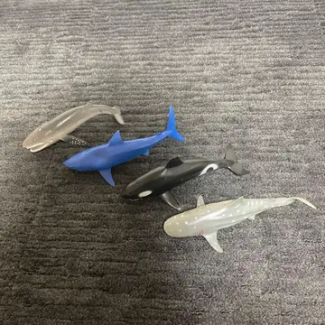 상어 피규어 4개 세트