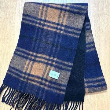 UNITED ARROWS 캐시미어 혼방 머플러 네이비/베이지