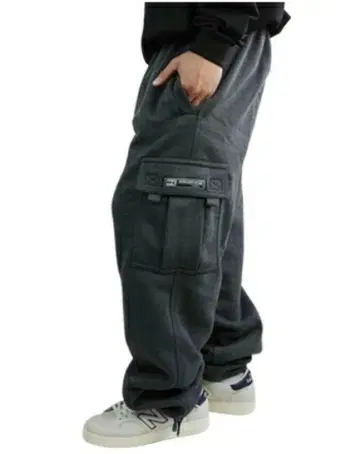 새상품 사이즈 3XL 차콜 그레이 dreamUSA 맨투맨 카고 팬츠