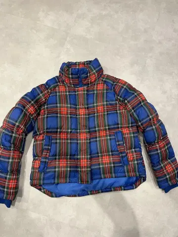 JW ANDERSON 체크 무늬 다운 자켓 S