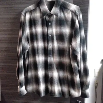 유니폼 익스페리먼트 플란넬 페이드 셔츠 옴브레