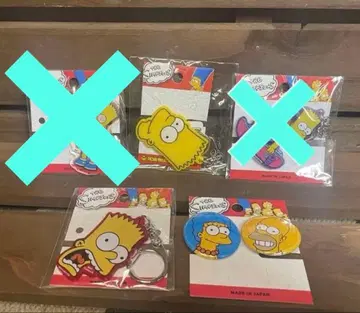 더 심슨즈 키링 3개 세트