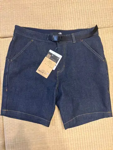 새상품 NB42006 데님 클라이밍 쇼츠 M 인디고