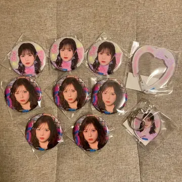 Juice=Juice 모바가챠 이노우에 레이 솔로 아크릴 키링 캔뱃지