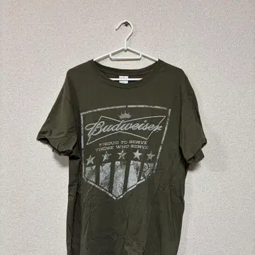 Budweiser 올리브 그린 T셔츠