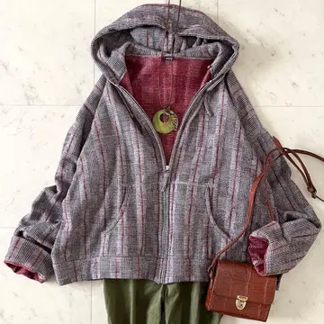 정가 4만*새상품급 45R 저리 플라노 후디 사이즈 3 코튼 울 R 자수