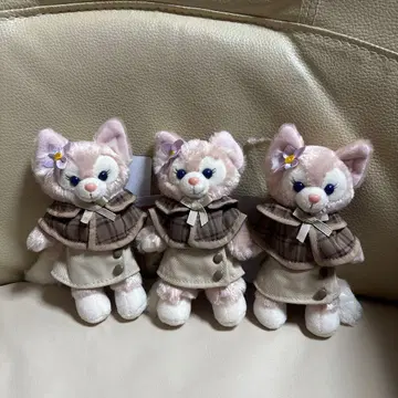 디즈니씨 한정 리나벨 인형 배지 3개 탐정 새상품 택 접힘
