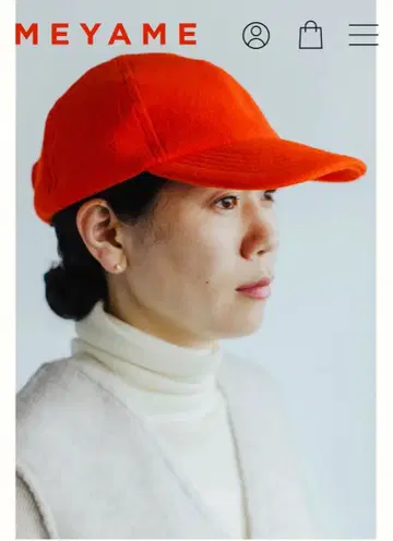 meyame FLEECE CAP 플리스 캡 빨간색