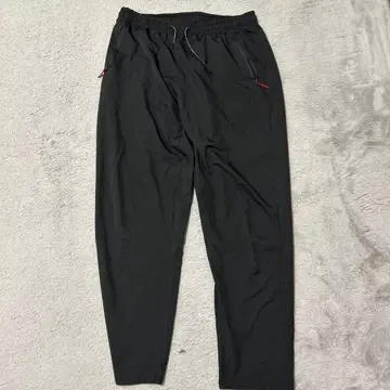 블랙 슬림핏 팬츠 사이드 포켓