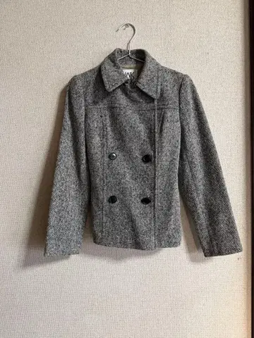 그레이 더블 브레스트 테일러드 자켓