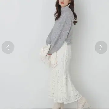 프로포션 바디 드레싱 몰 레이스 머메이드 스커트