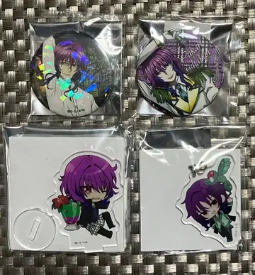 K 미샤카미 시라베 캔뱃지 아크릴 스탠드 아크릴 키링