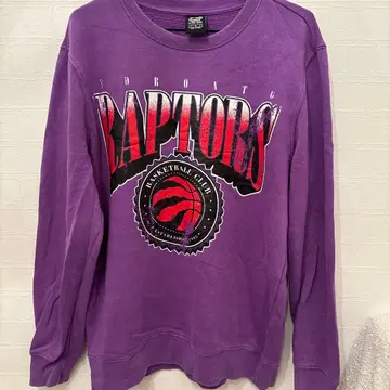 토론토 랩터스 맨투맨 트레이닝복 S 퍼플