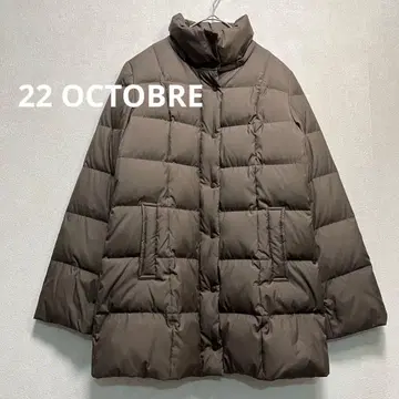 22 OCTOBLRE 다운 코트 38 브라운 계열 여성용