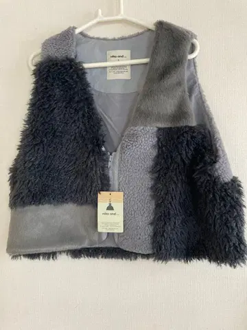 택 포함 새상품 niko and - 니코앤드 크레이지 퍼 베스트 숏