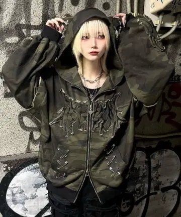 [REFLEM] 고양이 귀 ZIP 후드티/집업 후드티 미사용 새상품