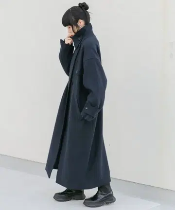 [ 2가지 사이즈 전개 ] 코쿤 롱 코트